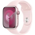 Obrázok pre výrobcu Apple Watch Series 9 Cellular 45mm Růžový hliník se světle růžovým sportovním řemínkem S/M
